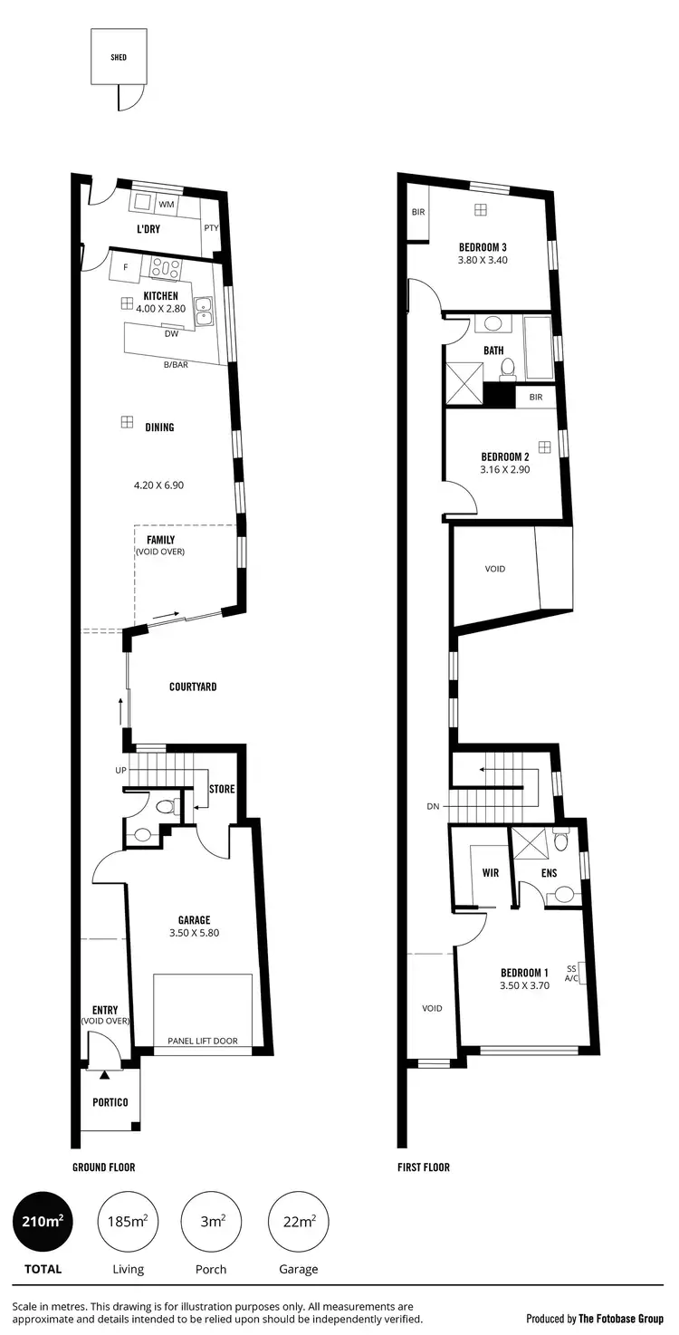 Floorplan of Homely townhouse listing, 6C Sycamore Terrace, Campbelltown SA 5074