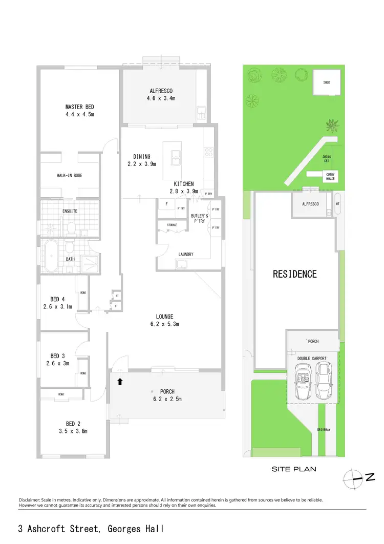 Floorplan of Homely house listing, 3 Ashcroft Street, Georges Hall NSW 2198