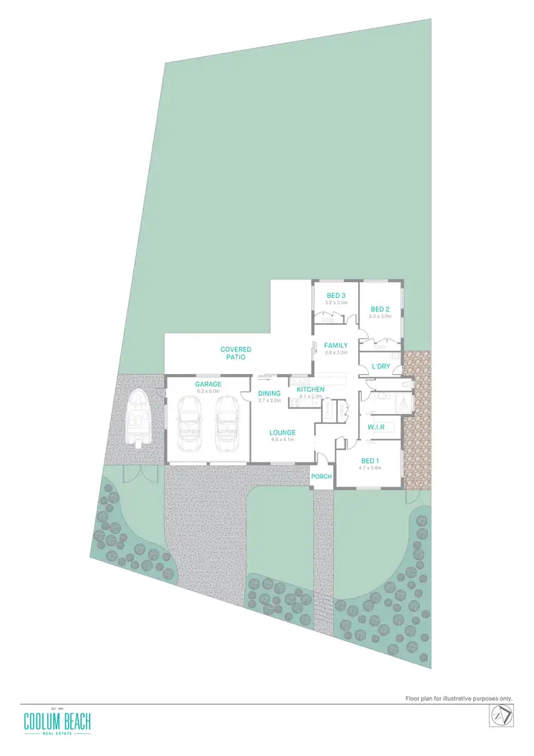 Floorplan of Homely house listing, 36 Marakari Crescent, Mount Coolum QLD 4573