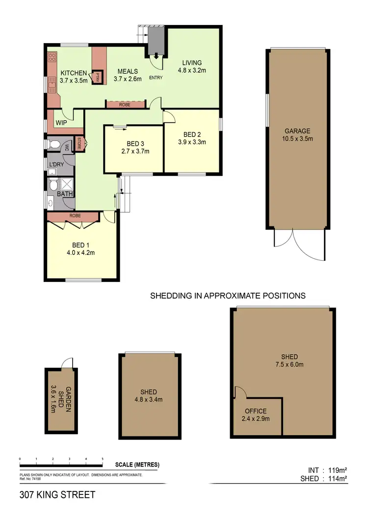 Floorplan of Homely house listing, 307 King Street, Golden Square VIC 3555