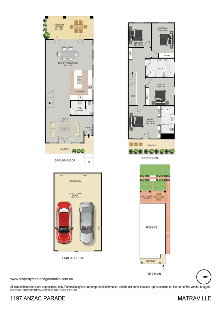 Floorplan of Homely house listing, 1197-1197A Anzac Parade, Matraville NSW 2036