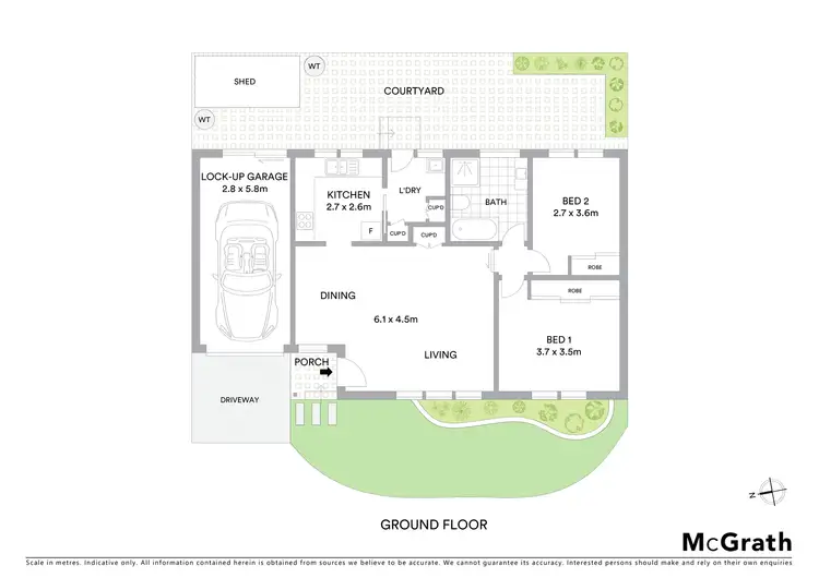 Floorplan of Homely villa listing, 3/46 Fontainebleau Street, Sans Souci NSW 2219