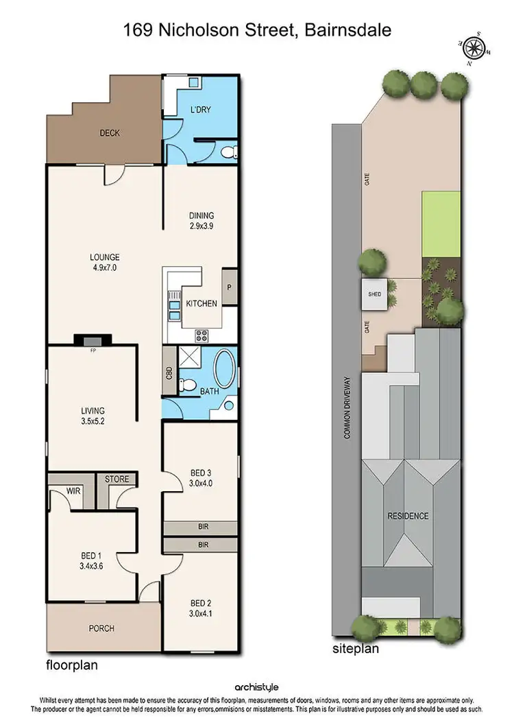 Floorplan of Homely house listing, 169 Nicholson Street, Bairnsdale VIC 3875