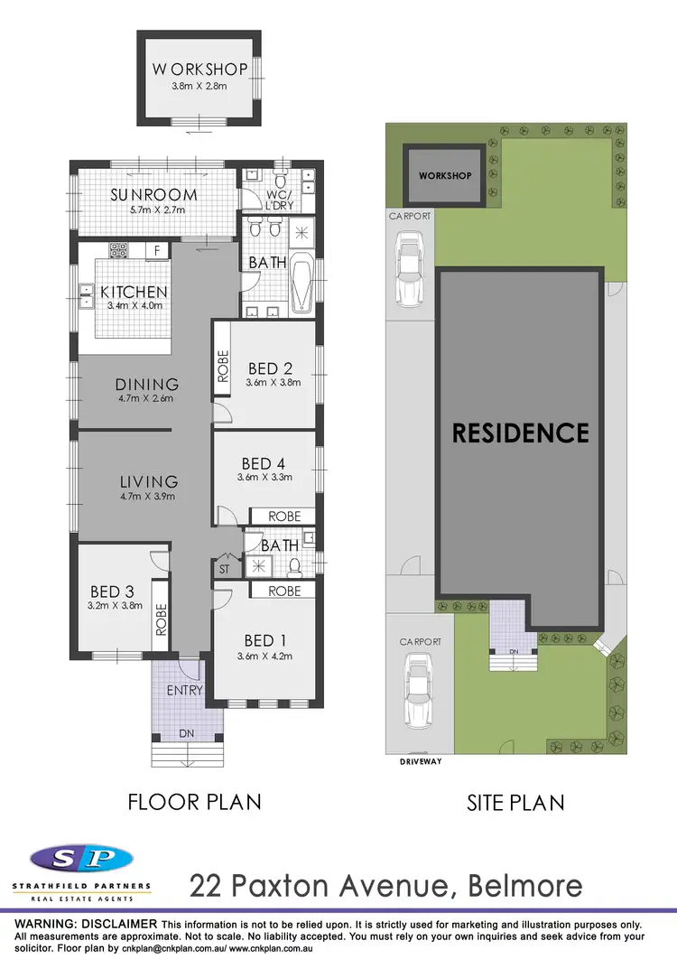 Floorplan of Homely house listing, 22 Paxton Avenue, Belmore NSW 2192