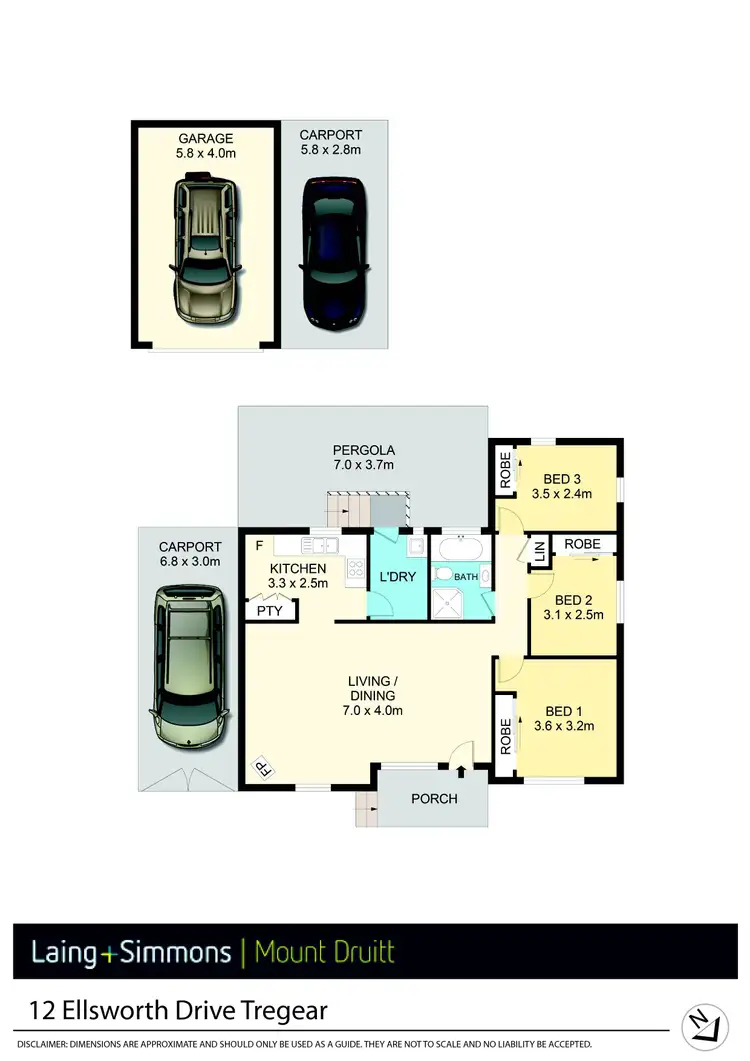 Floorplan of Homely house listing, 12 Ellsworth Drive, Tregear NSW 2770