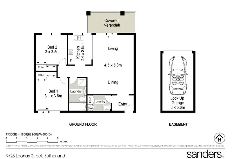 Floorplan of Homely unit listing, 9/28-34 Leonay Street, Sutherland NSW 2232