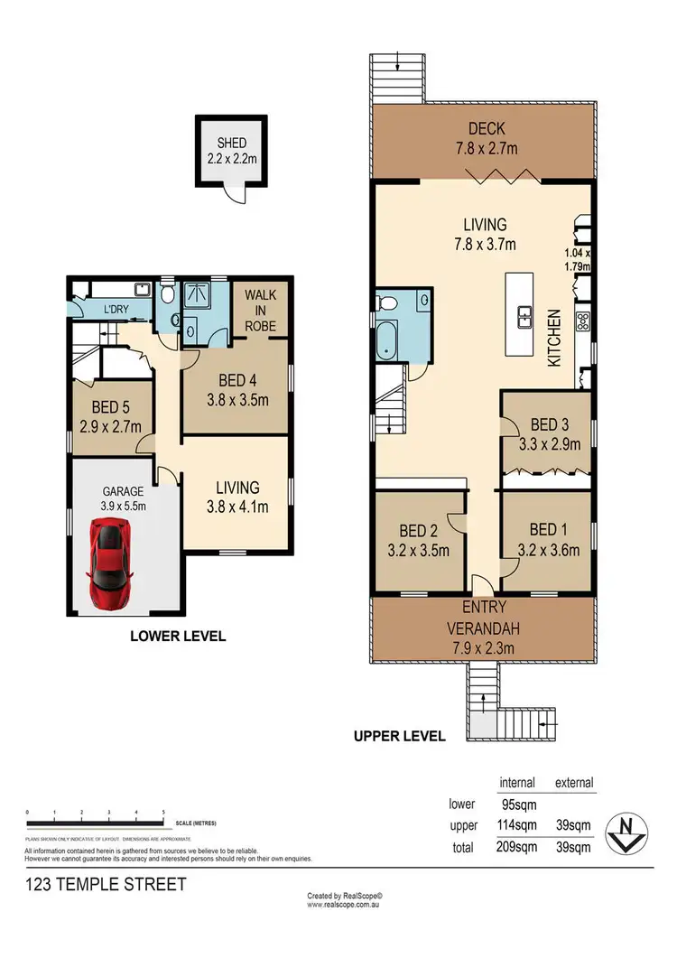 Floorplan of Homely house listing, 123 Temple Street, Coorparoo QLD 4151