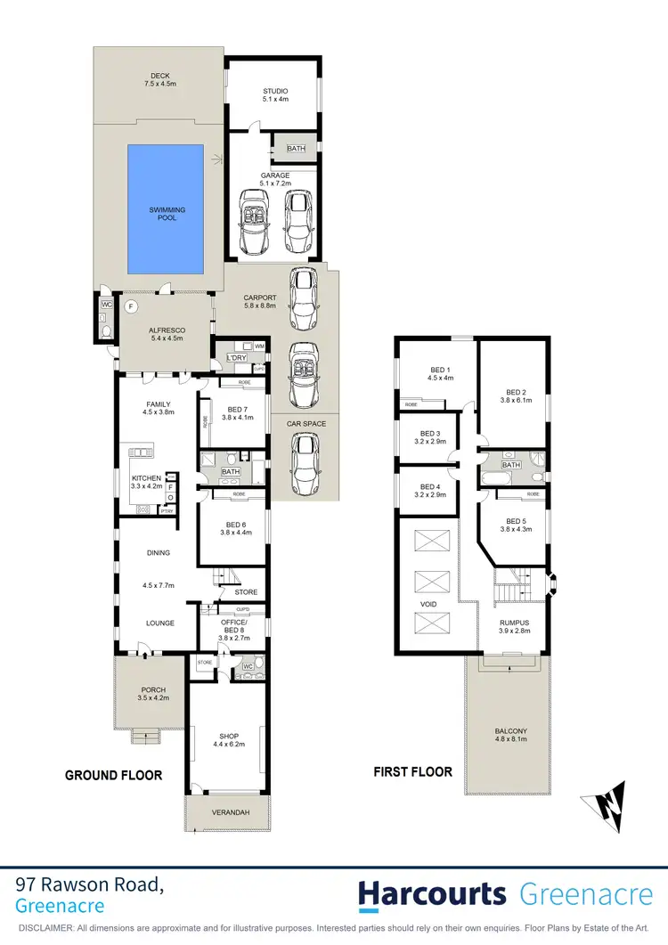 Floorplan of Homely house listing, 97 Rawson Road, Greenacre NSW 2190
