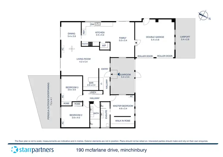 Floorplan of Homely house listing, 190 McFarlane Drive, Minchinbury NSW 2770