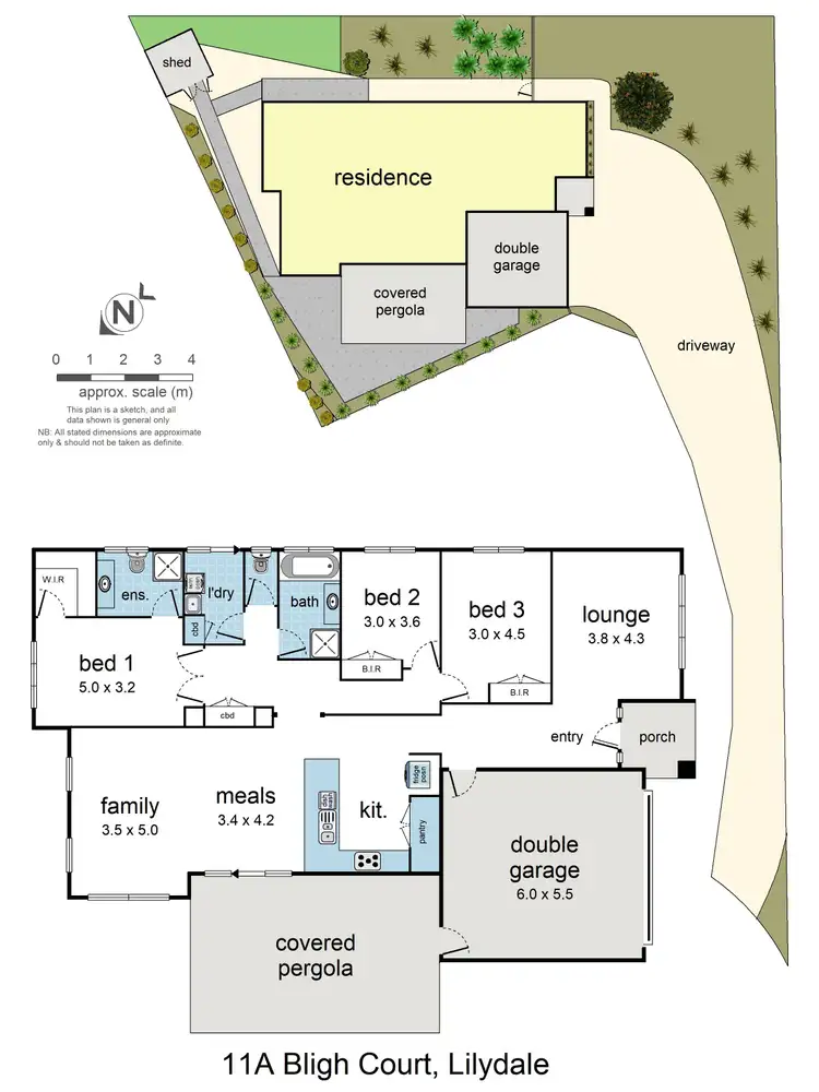 Floorplan of Homely house listing, 11A Bligh Court, Lilydale VIC 3140