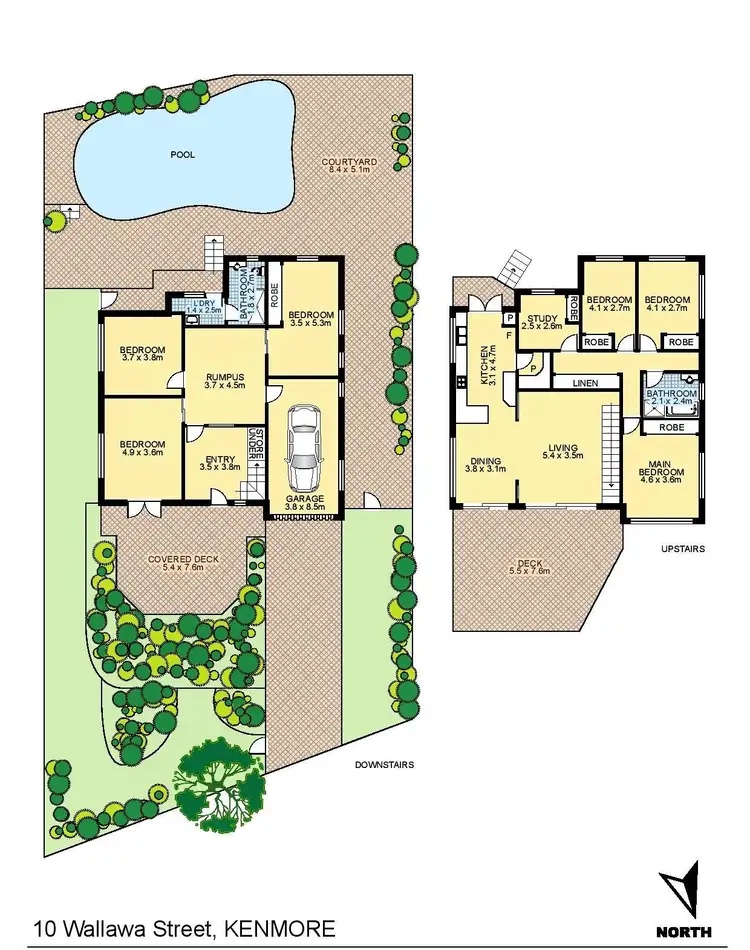 Floorplan of Homely house listing, 10 Wallawa Street, Kenmore QLD 4069