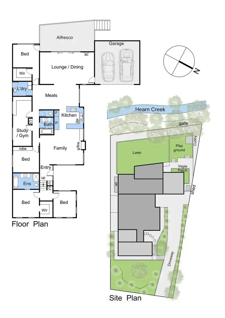 Floorplan of Homely house listing, 45 Cornwall Crescent, Mount Martha VIC 3934