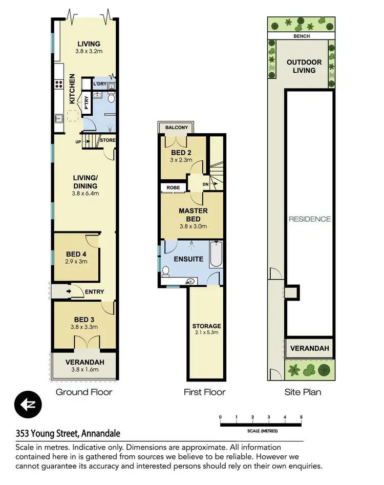 Floorplan of Homely house listing, 353 Young Street, Annandale NSW 2038