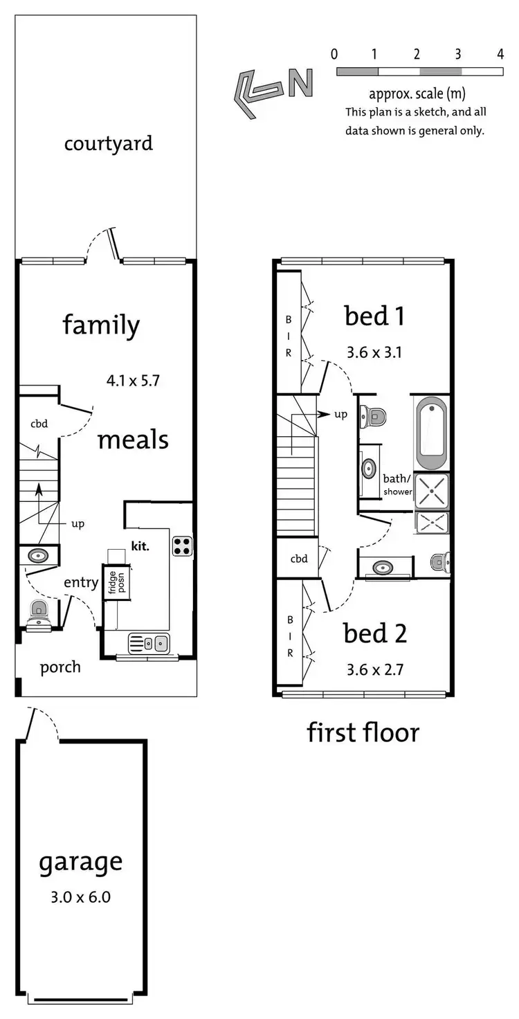 Floorplan of Homely townhouse listing, 16/28-36 James Street, Box Hill VIC 3128