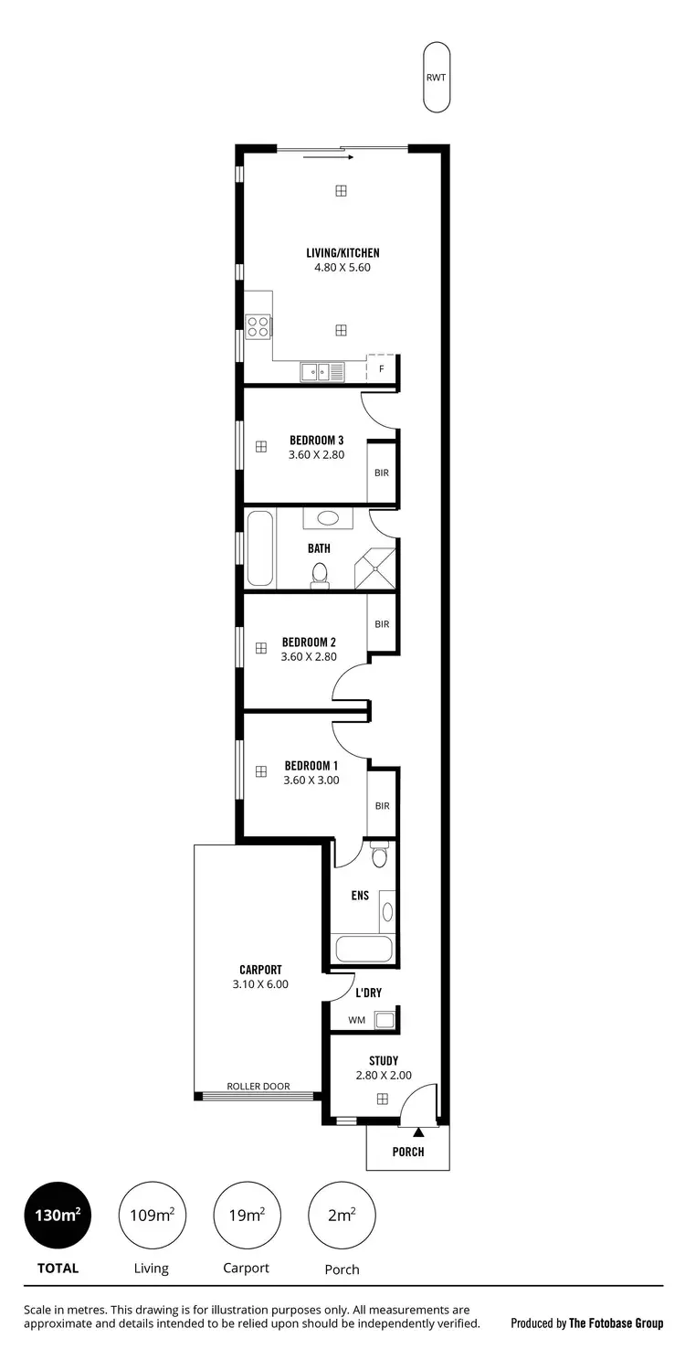 Floorplan of Homely house listing, 4B Harrow Street, Dover Gardens SA 5048