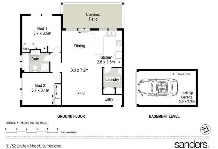 Floorplan of Homely apartment listing, 31/52-58 Linden Street, Sutherland NSW 2232