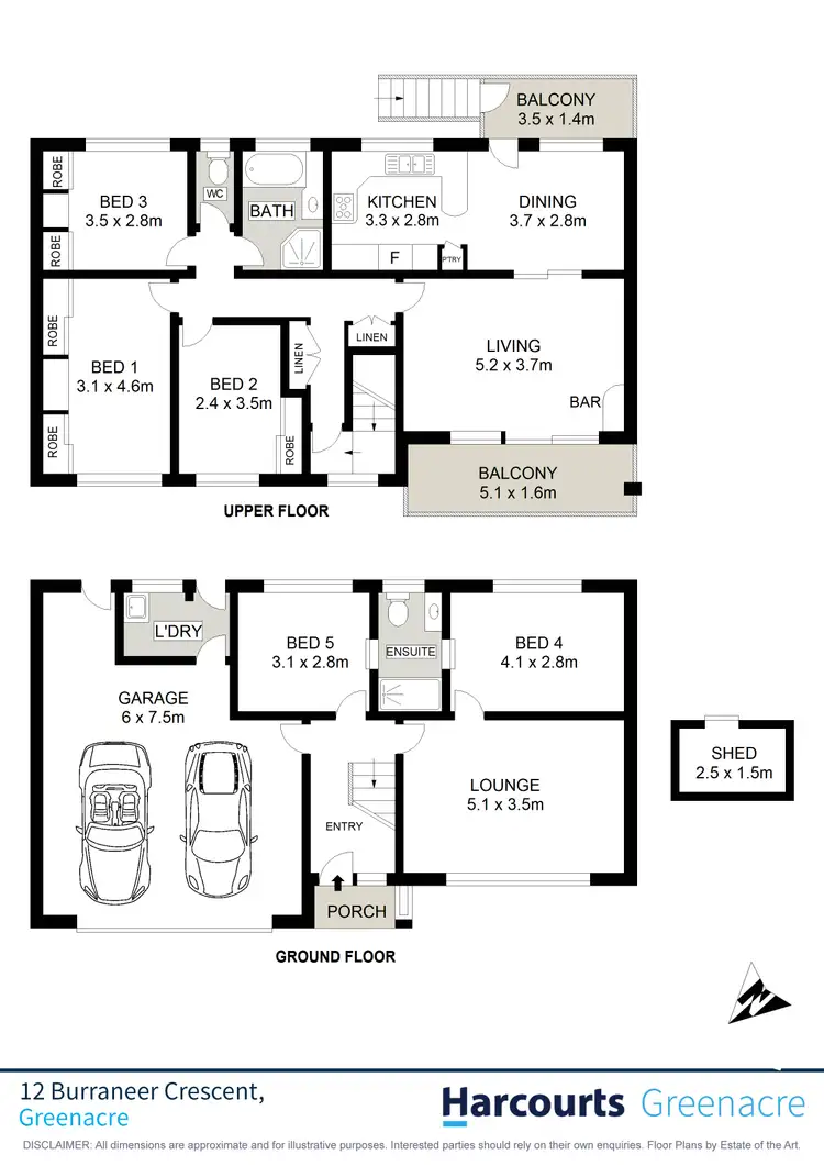Floorplan of Homely house listing, 12 Burraneer Crescent, Greenacre NSW 2190