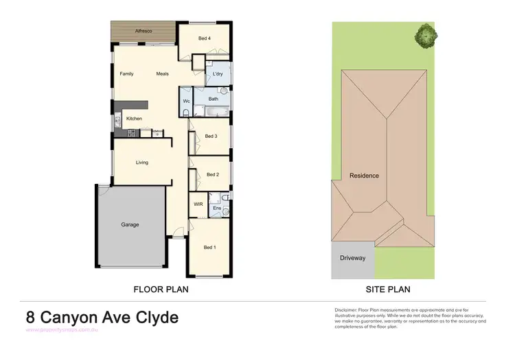 Floorplan of Homely house listing, 8 Canyon Avenue, Clyde VIC 3978