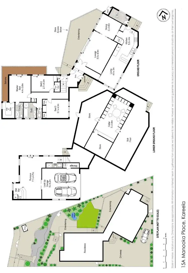 Floorplan of Homely house listing, 15A Manooka Place, Kareela NSW 2232