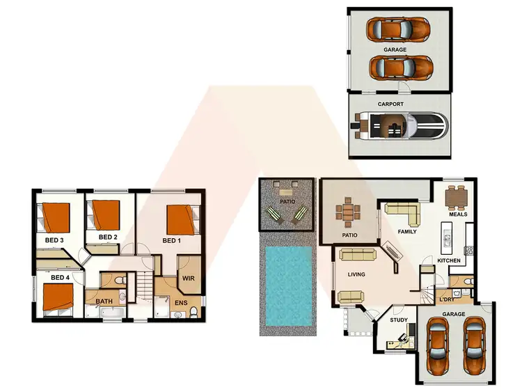 Floorplan of Homely house listing, 5 Tamsin Court, Regents Park QLD 4118