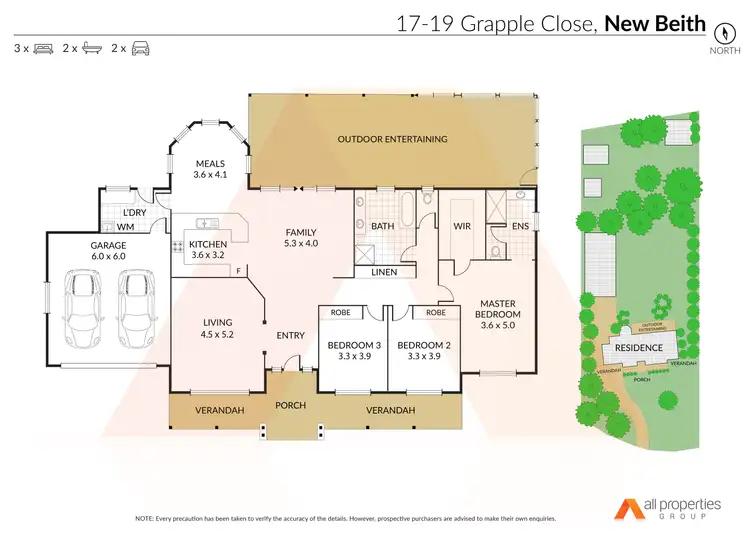 Floorplan of Homely house listing, 17-19 Grapple Close, New Beith QLD 4124
