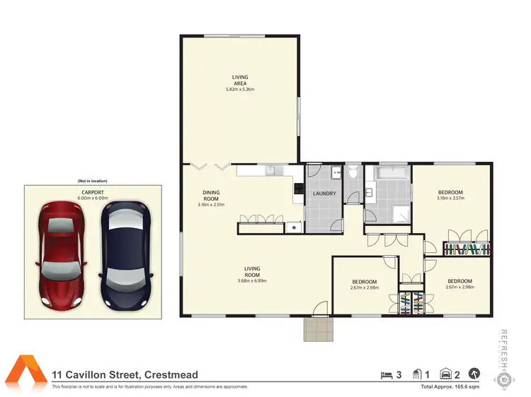 Floorplan of Homely house listing, 11 Cavillon Street, Crestmead QLD 4132