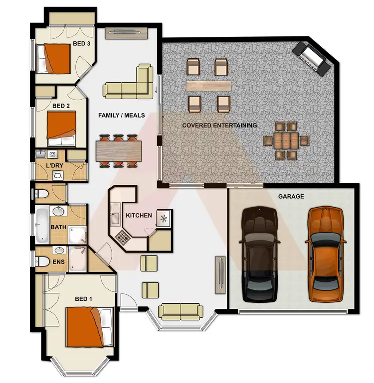 Floorplan of Homely house listing, 83 Gordonia Drive, Regents Park QLD 4118