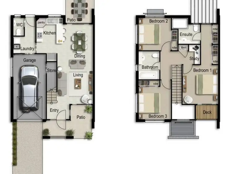 Floorplan of Homely townhouse listing, 8/2-24 Macarthy Road, Marsden QLD 4132