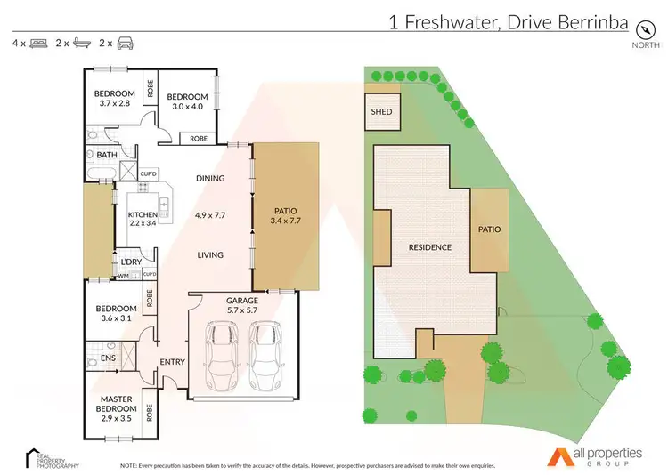 Floorplan of Homely house listing, 1 Freshwater Drive, Berrinba QLD 4117