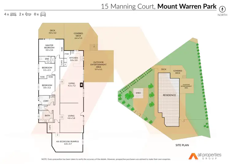 Floorplan of Homely house listing, 15 Manning Court, Mount Warren Park QLD 4207