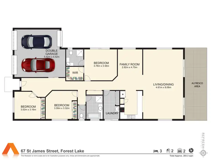 Floorplan of Homely house listing, 67 St James Street, Forest Lake QLD 4078