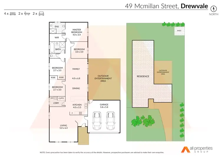 Floorplan of Homely house listing, 49 McMillan Street, Drewvale QLD 4116