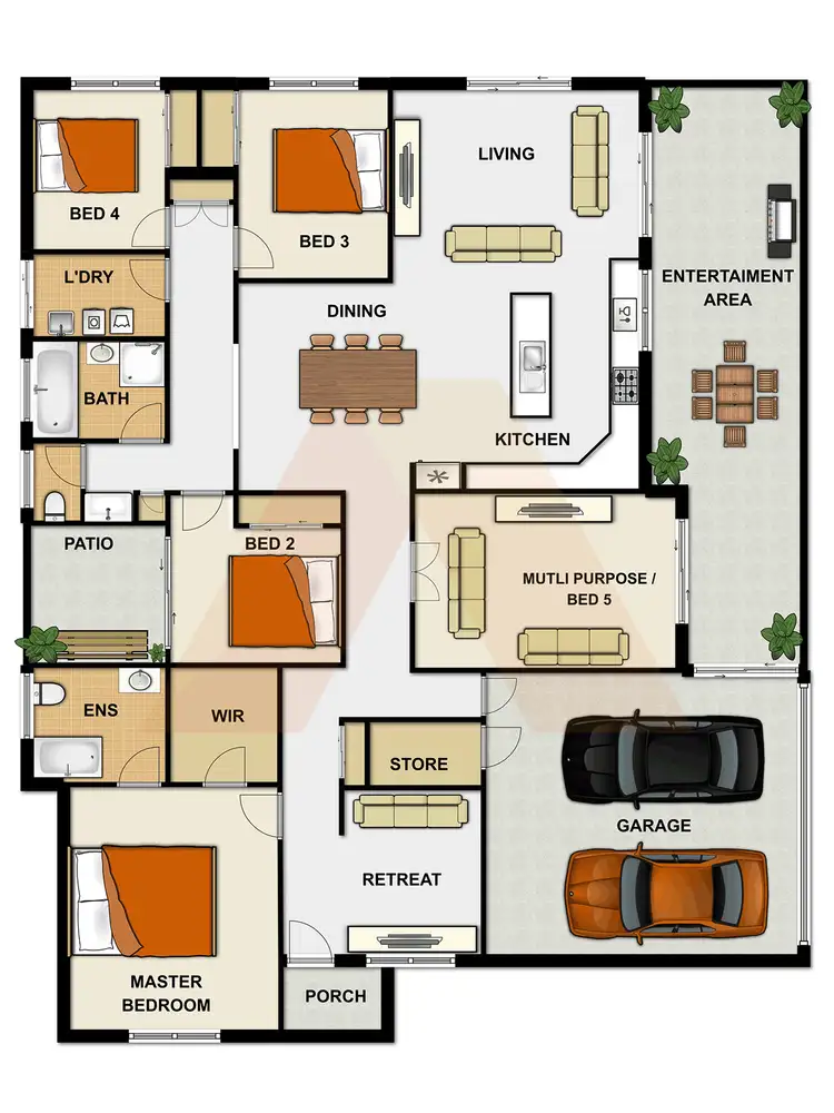 Floorplan of Homely house listing, 35 Maryland Drive, Regents Park QLD 4118
