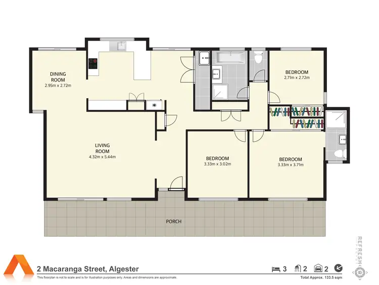 Floorplan of Homely house listing, 6 Eungella Street, Algester QLD 4115