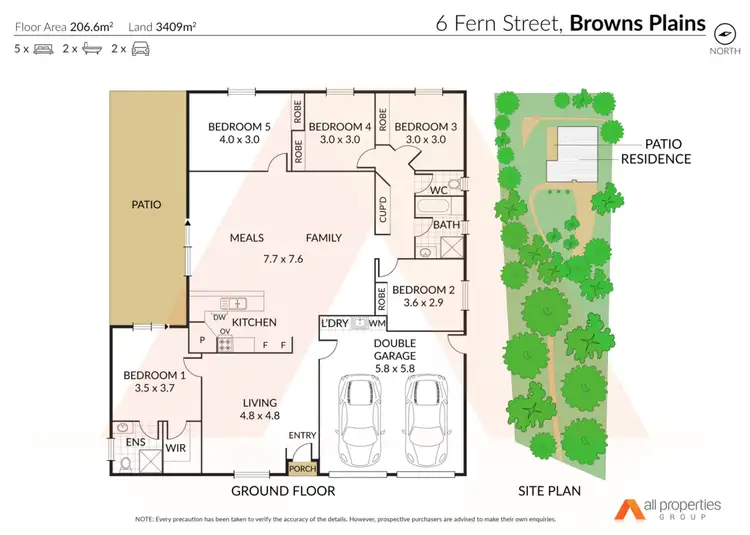 Floorplan of Homely house listing, 6 Fern Street, Browns Plains QLD 4118