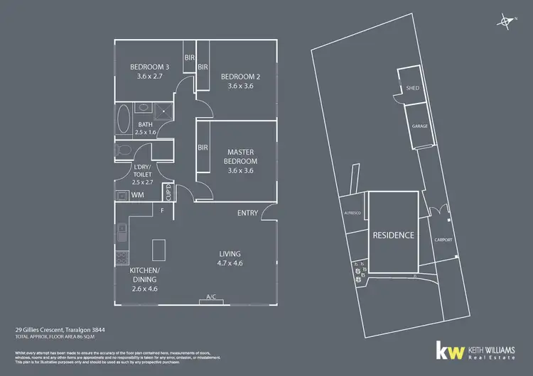 Floorplan of Homely house listing, 29 Gillies Crescent, Traralgon VIC 3844
