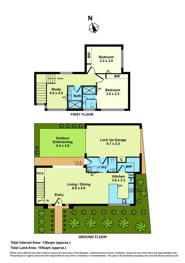 Floorplan of Homely house listing, 4 Ross Street, Newport VIC 3015
