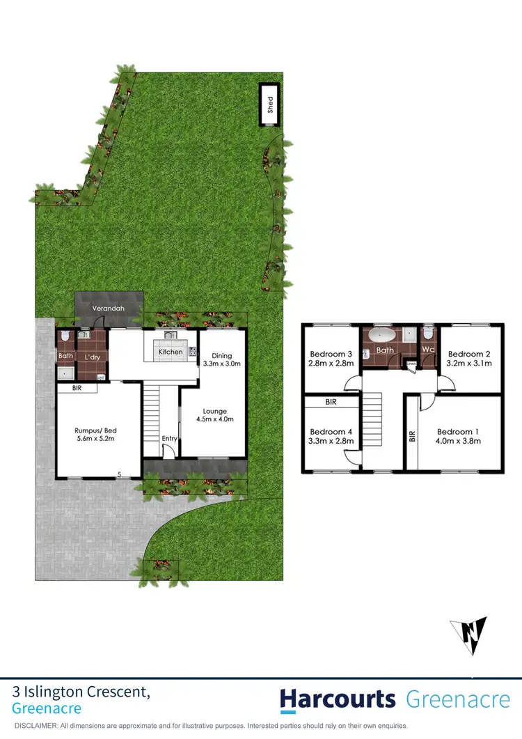 Floorplan of Homely house listing, 3 Islington Crescent, Greenacre NSW 2190