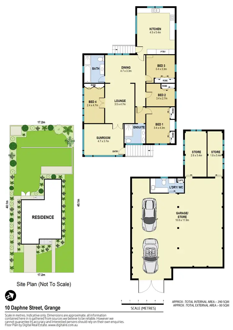 Floorplan of Homely house listing, 10 Daphne Street, Grange QLD 4051