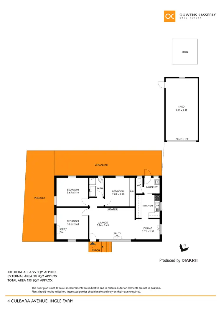 Floorplan of Homely house listing, 4 Culbara Avenue, Ingle Farm SA 5098