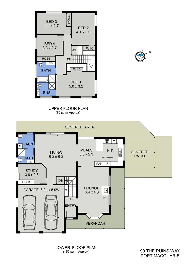 Floorplan of Homely house listing, 90 The Ruins Way, Port Macquarie NSW 2444