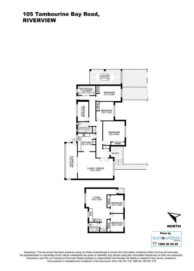 Floorplan of Homely house listing, 105 Tambourine Bay Road, Riverview NSW 2066