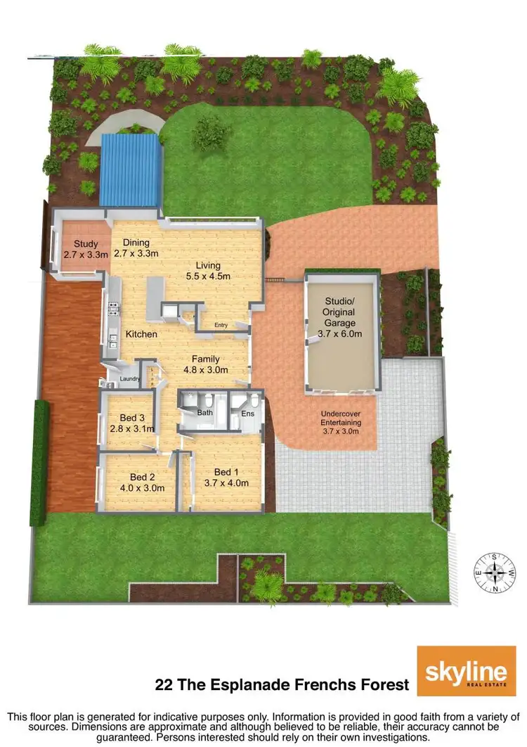 Floorplan of Homely house listing, 22 The Esplanade, Frenchs Forest NSW 2086