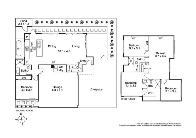 Floorplan of Homely townhouse listing, 4/30 Woorite Place, Keilor East VIC 3033
