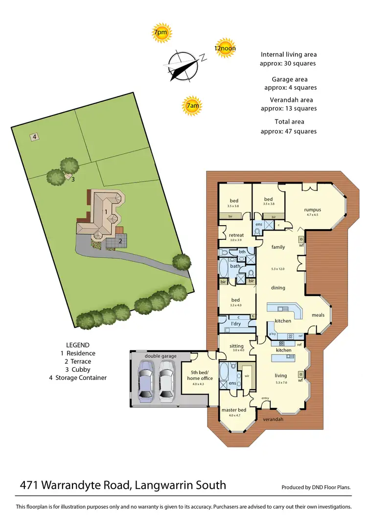 Floorplan of Homely house listing, 471 Warrandyte Road, Langwarrin South VIC 3911