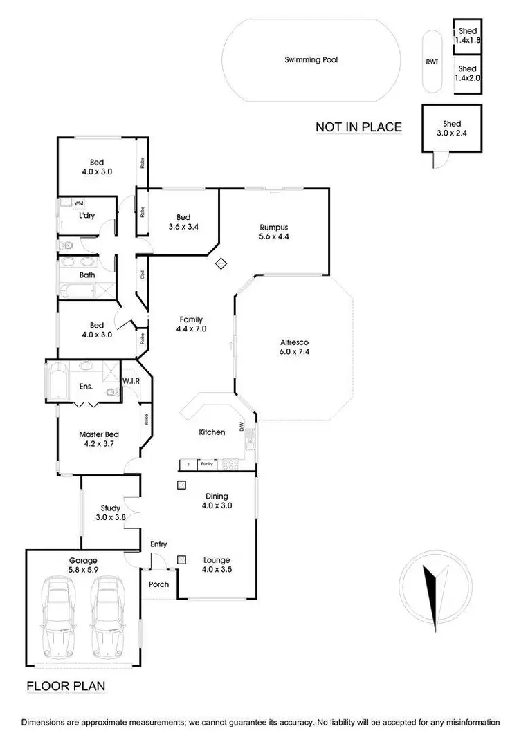 Floorplan of Homely house listing, 30 Paperbark Place, Knoxfield VIC 3180