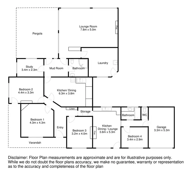 Floorplan of Homely rural property listing, 63 Blockers Lane, Ob Flat SA 5291