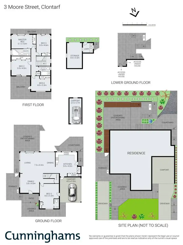 Floorplan of Homely house listing, 3 Moore Street, Clontarf NSW 2093