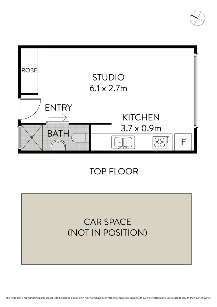 Floorplan of Homely apartment listing, 34/11 Church Street, Ashfield NSW 2131