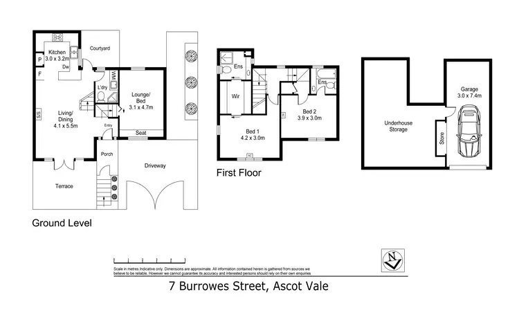 Floorplan of Homely house listing, 7 Burrowes Street, Ascot Vale VIC 3032